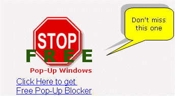 Stop pop-up windows instantly.